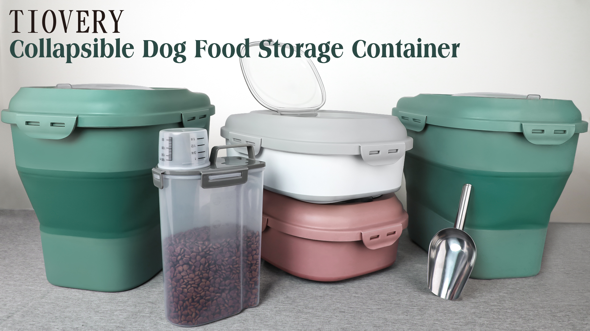 Amazon.com: TIOVERY Dog Food Storage Container, Airtight